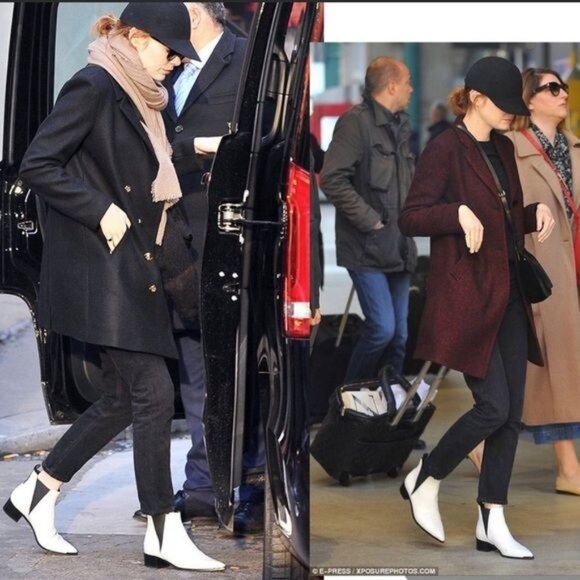 Acne Studios Jensen ankle boot White leather 7.5 - Picture 3 of 15